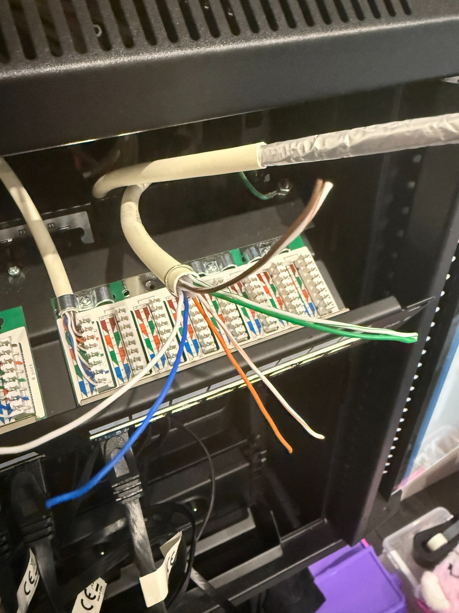 Câblage réseau pour installation connectée