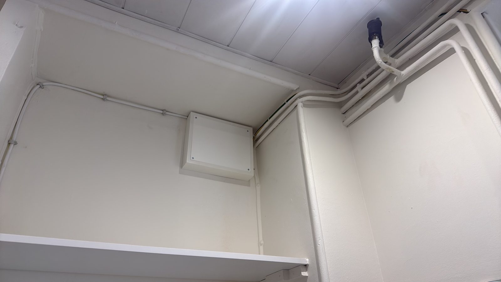 Installation électrique rénovée et coffrets fermés